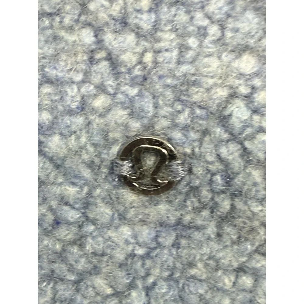 Lululemon Wool-Blend Full Zip Hoodie‎ Light Blue Size 4